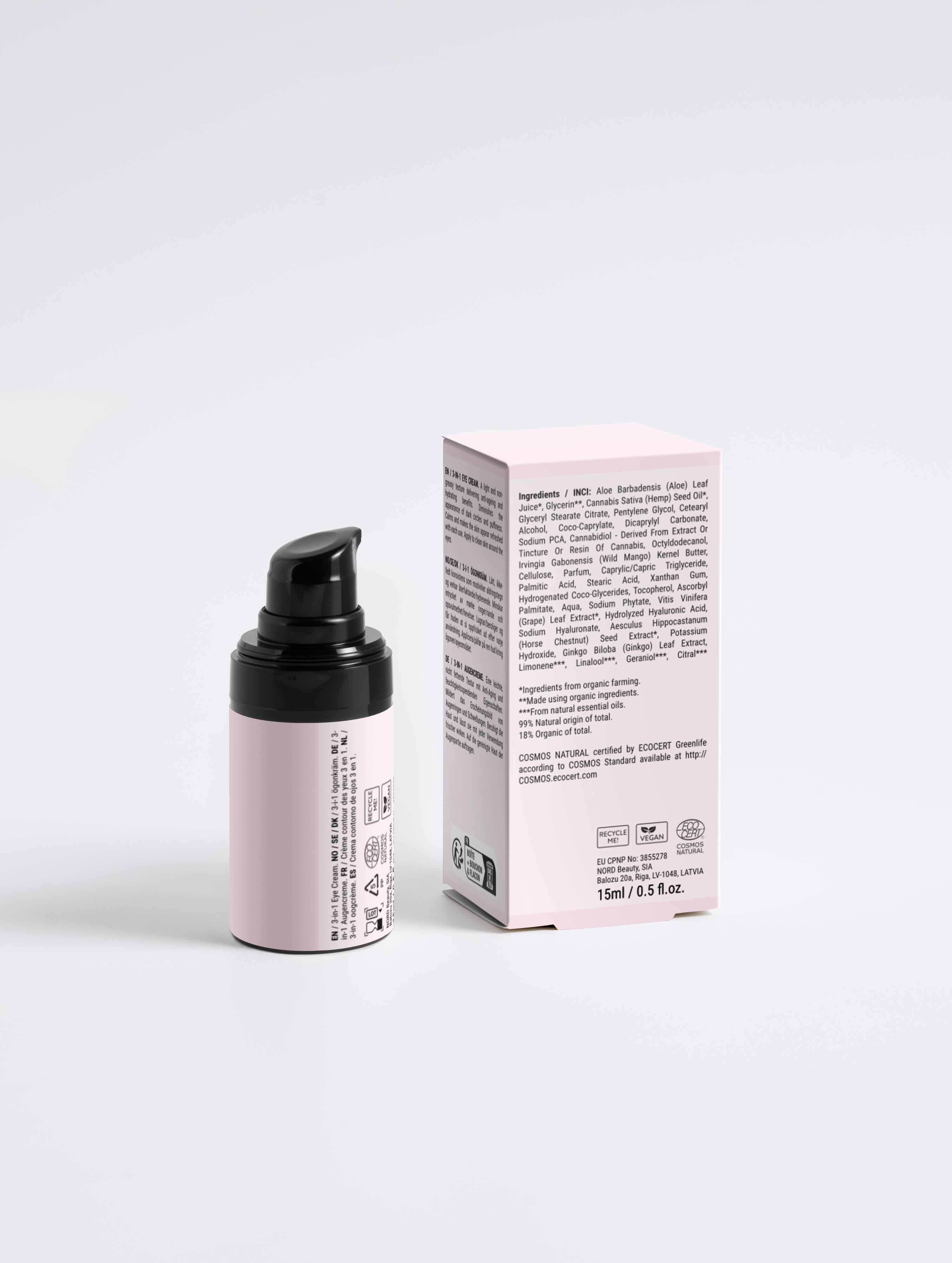 Contour des Yeux 3 en 1 – Cannabidiol & Acide Hyaluronique