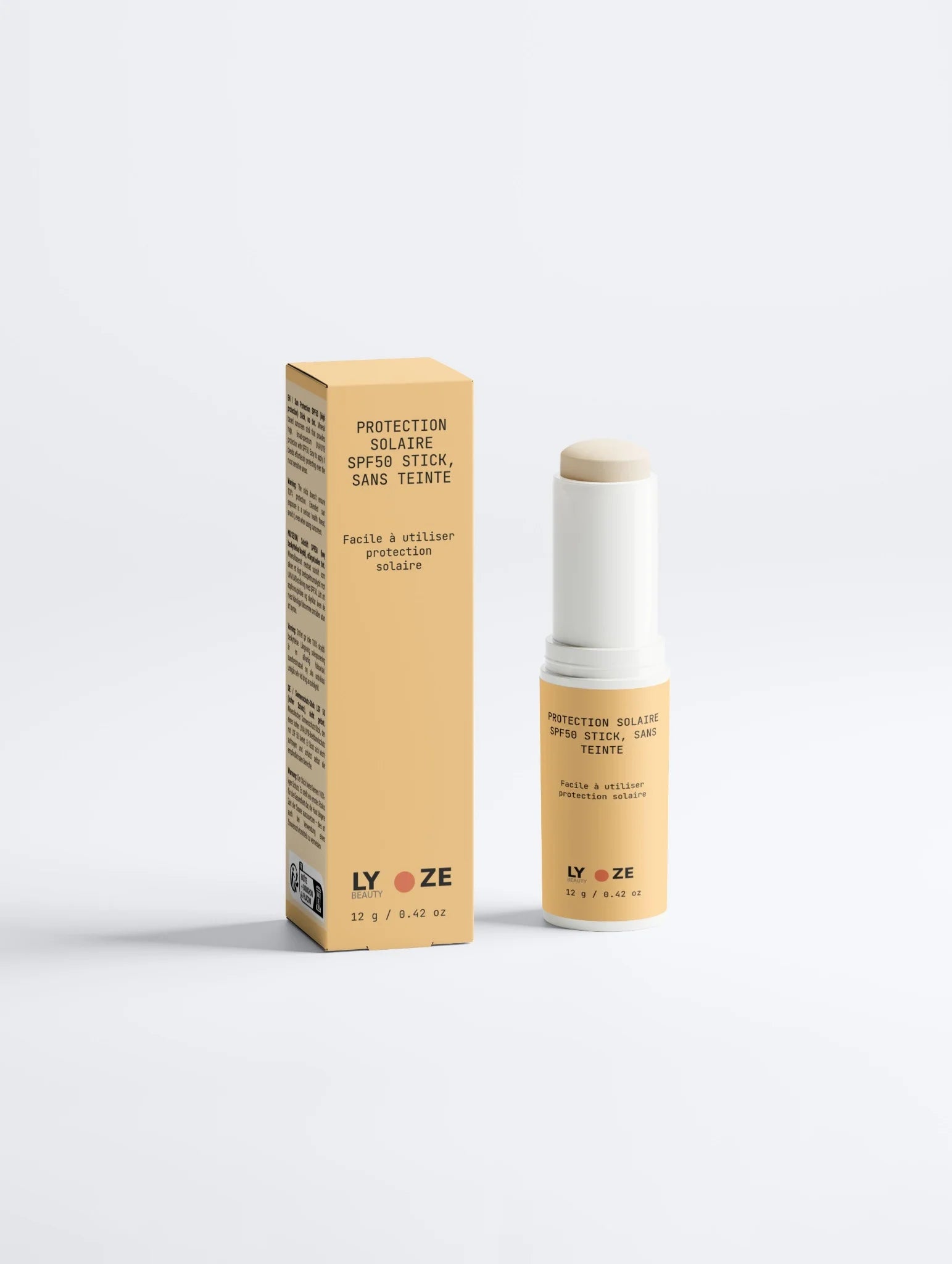 Stick Solaire Minéral SPF50 – Protection Végan Sans Teinte