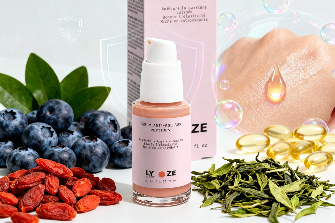Sérum anti-âge aux peptides vegan