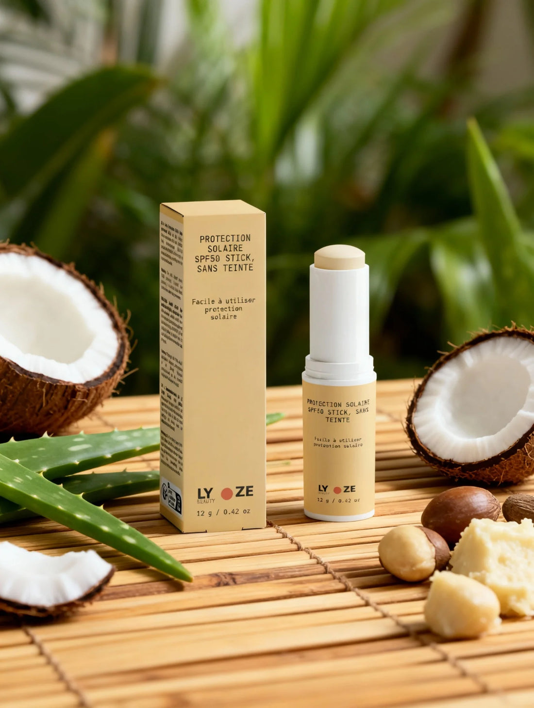 Stick Solaire Minéral SPF50 – Protection Végan Sans Teinte